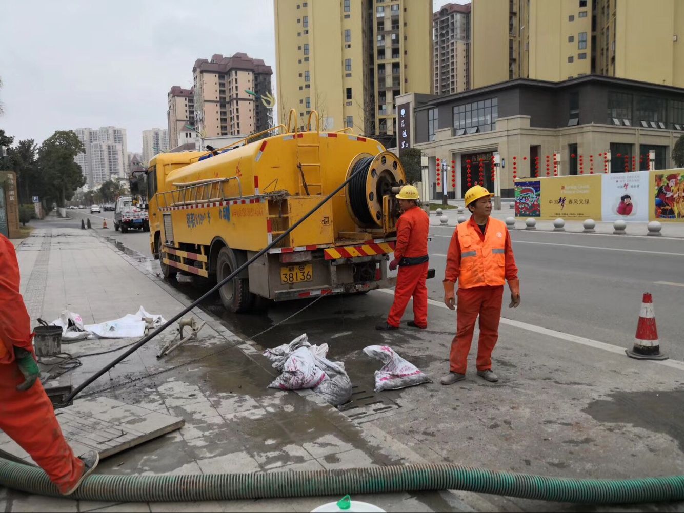 印台排污管道清淤-管道清洗